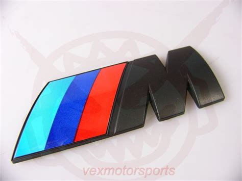 BMW M SPORT MATTE BLACK TRUNK BADGE EMBLEM LOGO E39 E36 E60 E46 E90 | eBay