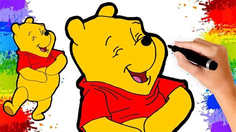 Como Desenhar O Ursinho Pooh Desenhos Animados Desenho Kids Brasil🍱