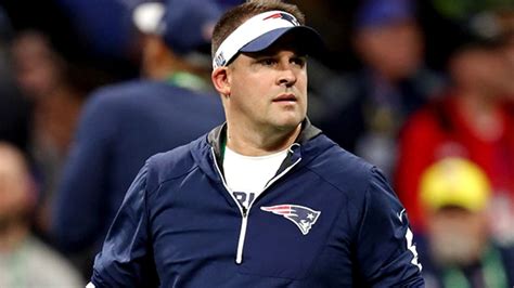 New England Patriots offensive coordinator Josh McDaniels after Super ...