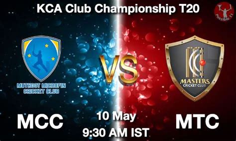 MCC Vs MTC Dream11 Prediction Team Live Cricket 10 May 2023