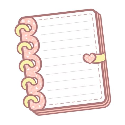 Free cute notebook clipart, Download Free cute notebook clipart png ...