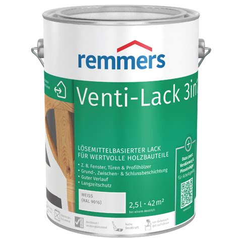 Remmers Venti Lack In Venti Decklack Holzlack Profi Holzfarbe