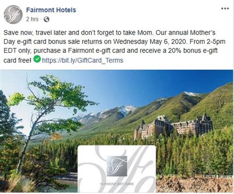 Fairmont Black Friday Gift Card Sale Returns Page Flyertalk Forums