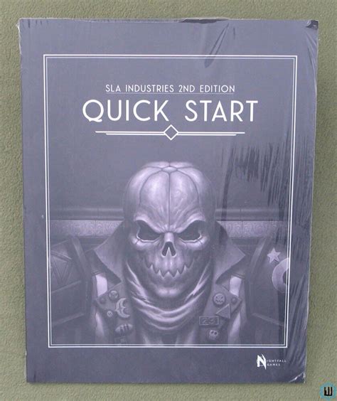 Sla Industries 2nd Edition Rpg Quickstart Rulebook For Sale Online Ebay