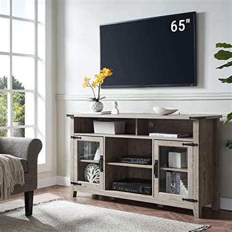 Okd Farmhouse Tv Stand For 65 Inch Tv Wood Rustic Entertainment Center