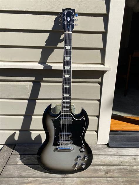 Sdrang Gibson Sg Standard Silverburst Guitar Of The Week