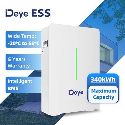 Deye Ess RW F10 6 Smart BMS Battery 208ah China Solar Batteries Lithium