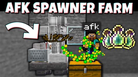 AFK Mob Spawner XP Farm For Minecraft 1 19 Fully Automatic Skeleton