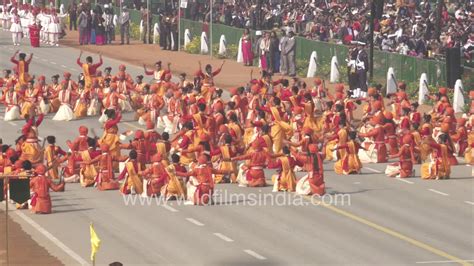 Baul Dance At Republic Day Children From Bengali Senior Secondary