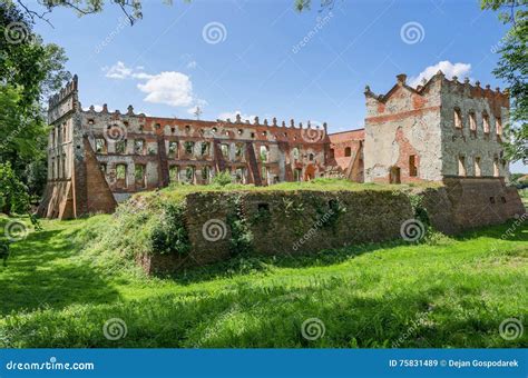 The Castle In Krupe Stock Image Image Of Sightseeing