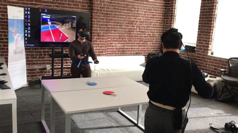 Playing Wireless Vr Ping Pong On Vive With Tpcast Business Edition