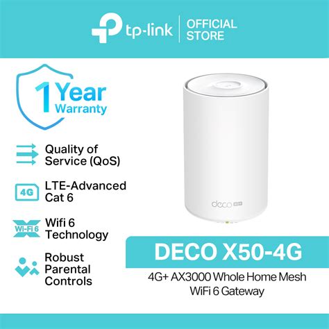 Tp Link Deco X G Ax Whole Home Mesh Wifi Gateway Router Dual