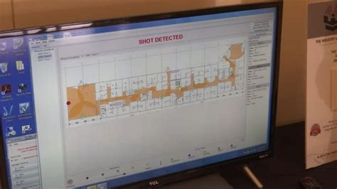 Gunshot detection system installed