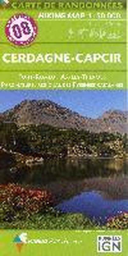 Wandelkaart Pyrénées carte 8 Cerdagne - Capcir - Font-Romeu - Ax-les