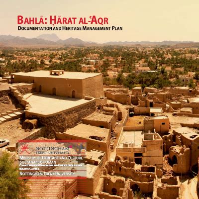 Bahla Fort and Oasis: Documentation and Heritage Management Plan - Archiam