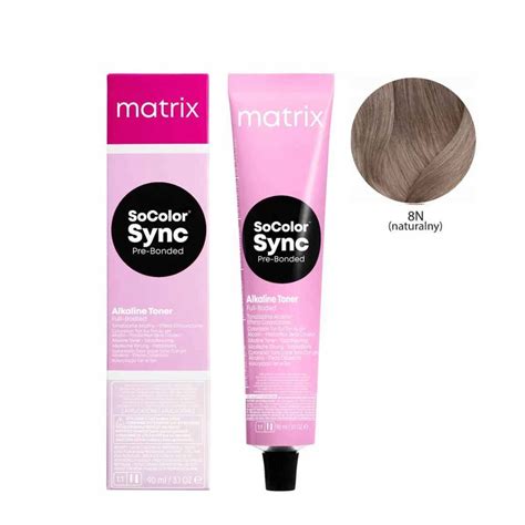 Matrix Color Sync Pre Bonded toner do włosów 90 ml 8N Jasny Blond