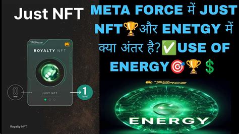 Meta Force Just Nft Energy Use Of Energy In