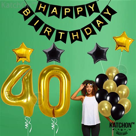 Buy 40th Birthday Party Decorations Kit Large 40 Inch Happy