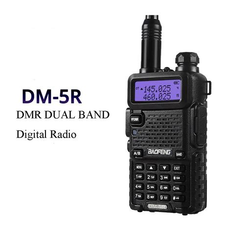 Baofeng DM 5R DMR Tier II Digital Radio Dual Band Walkie Talkie VHF UHF