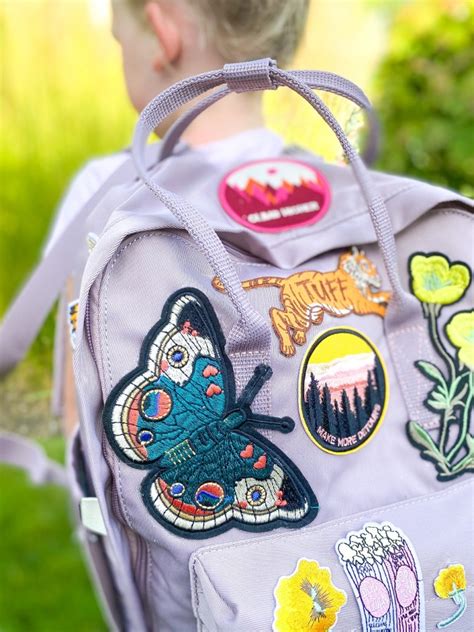 DIY Cute Backpack With Patches for Your Kiddos First Day of School ...