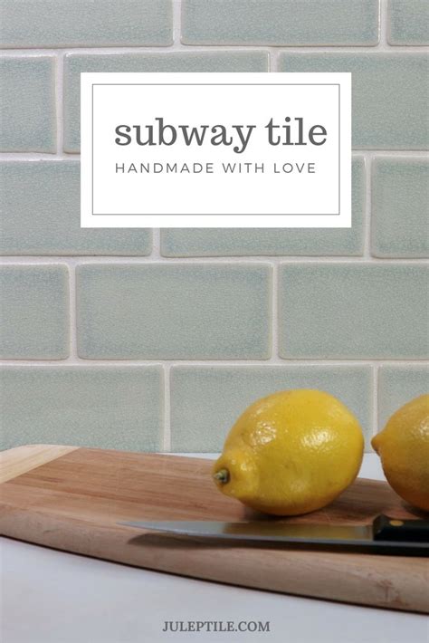 Handmade Tile | Handmade subway tile, Handmade tiles, Subway tile