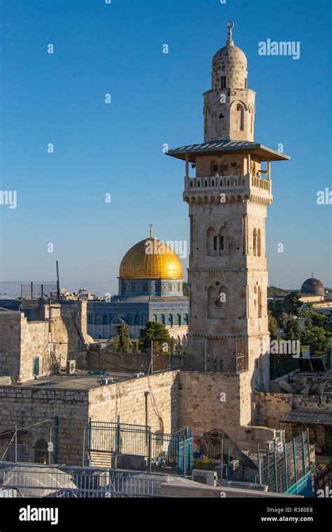 A view of the Dome of the Rock Stock Photo - Alamy