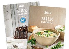 Milk Calendars Ideas Milk Calendar Recipes