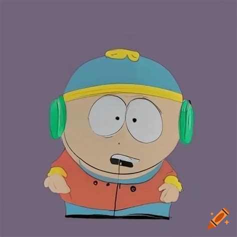 Eric Cartman Wearing Headphones And Glasses On Craiyon