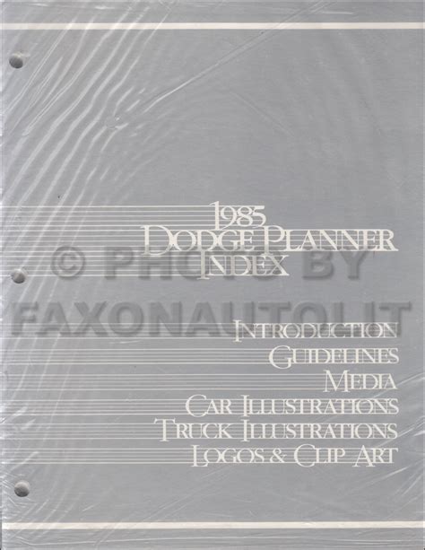 Dodge Dealer Advertising Planner Original