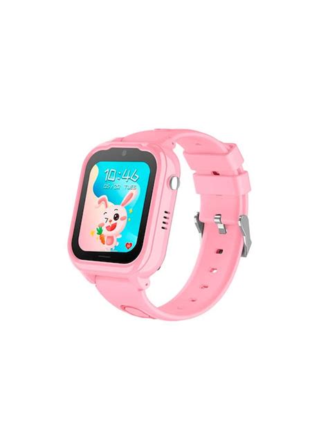 Wonlex KT17 Παιδικό Smartwatch με Λουράκι από Καουτσούκ/Πλαστικό Ροζ ...