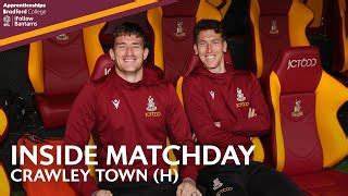 INSIDE MATCHDAY Bradford City V Crawley Town By Bradford City AFC