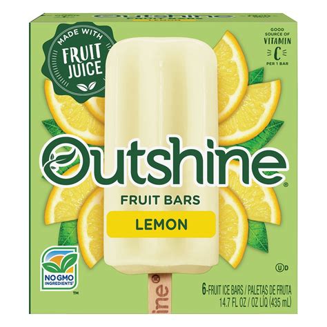 Nestle Outshine Lemon Fruit Bars - Shop Bars & Pops at H-E-B