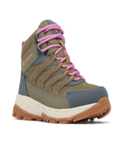 Buy Columbia Women Strata Trail Mid Wp Hiking And Trail Trekking Shoes ...