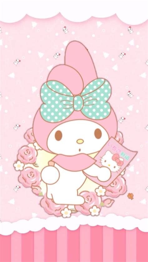 Pin By An Nguyen On Pinterestbest My Melody Wallpaper Hello Kitty My