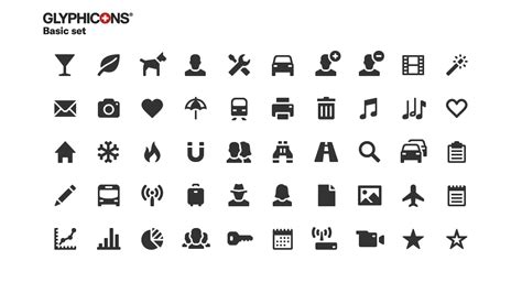 Glyphicons Visual Language That Everybody Understands