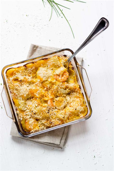 Gratin De Saint Jacques Et Crevettes Aux Poireaux Menus Minceur