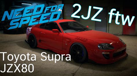 Need For Speed Toyota Supra Customization Drag Youtube