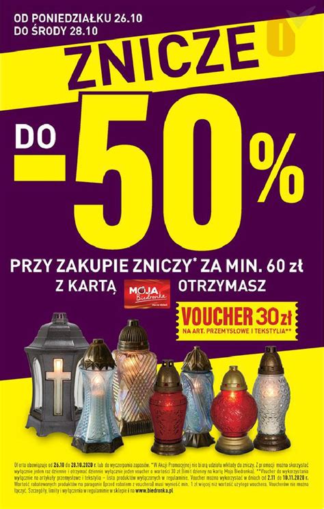 Biedronka W Tym Tygodniu Znicze Promocja Do