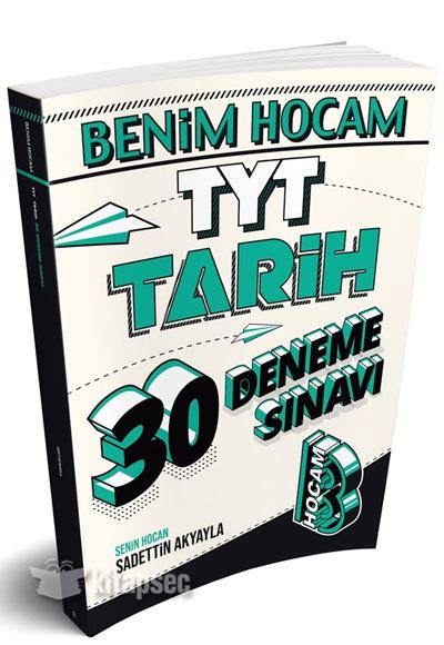 TYT Tarih 30 Deneme Sınavı Benim Hocam Yayınları 9786052774915