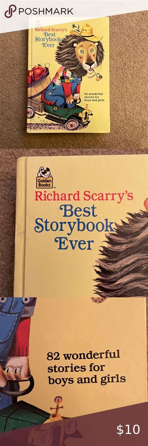 Vintage Golden Book Richard Scarrys Best Storybook Ever” In 2022