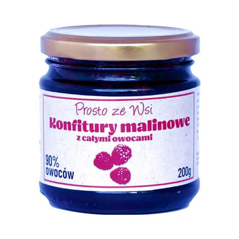 Konfitura Ekstra Z Malin Bio 245 G Prosto Ze Wsi Prosto Ze Wsi