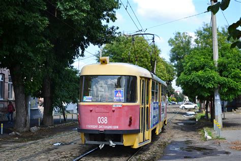 Krasnodar Tatra T3SU Nr 038 Foto Elektrischer Nahverkehr