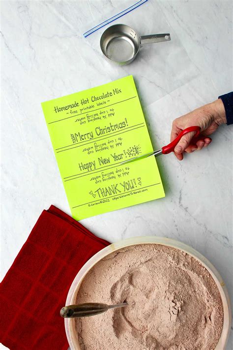 Homemade Hot Chocolate Mix Easy Gift Idea Welcome To Nana S