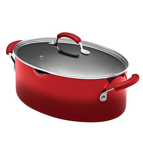 Rachael Ray Brights Nonstick Pasta Stock Pot With Lid And Spout 8