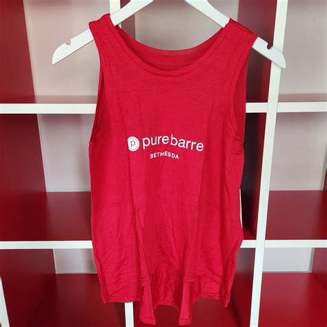 Emily Hsu Bethesda High Low Location Tank- Red – Pure Barre Bethesda