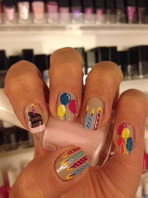 Happy Birthday Nail Art Birthday Nail Art Birthday Nail Designs It S