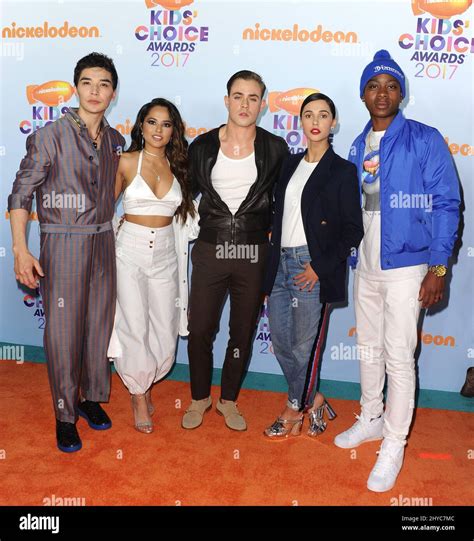 Becky G, Power Rangers Cast arrives at the Kids' Choice Awards 2017 ...