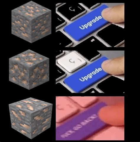 Minecraft Iron Ore R Minecraftmemes