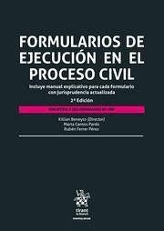 Formularios De Ejecuci N En El Proceso Civil Edici N Bei B Cher De