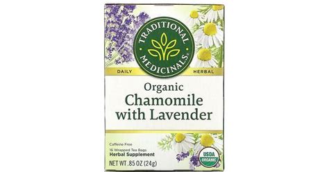 Traditional Medicinals Organic Chamomile Lavender Tea 24g 16pcs Price